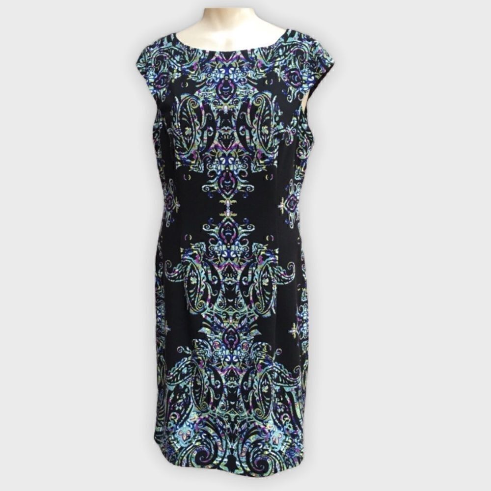 Stitch Fix Wisp Damask Colorblock Bodycon Dress - image 2